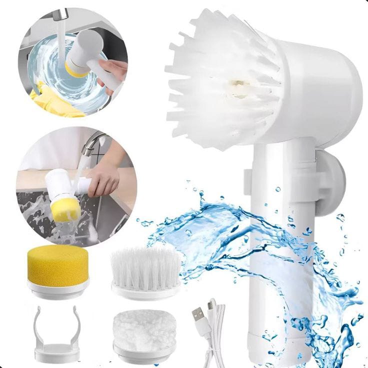 KIT DE LIMPIEZA POWERCLEAN 5 EN 1: COCINA, BAÑO Y SUPERFICIES BRILLANTES